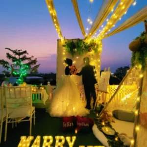 Merry Me at Romantic Cabana - Private setup at Upper Deck