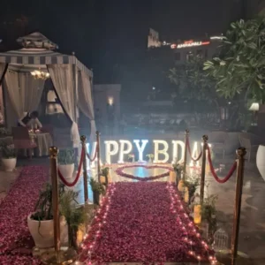 Poolside Cabana celebration at Jaypee Siddharth