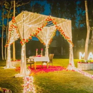 Poolside Proposal in Heart of Gurgaon