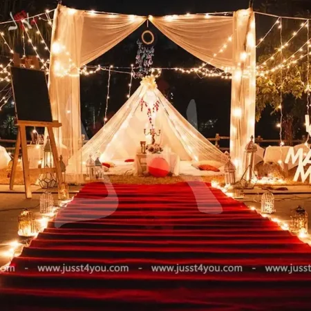 The Grand Cabana Tent by the Lakeside