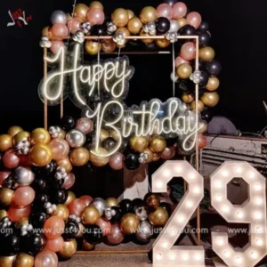 The Square Backdrop Birthday decor