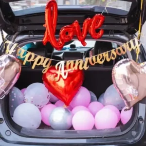 Anniversary Love Car Decor