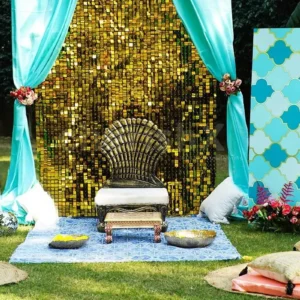 Persian Theme Haldi And Mehndi Decor