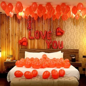 Red Romance Balloon Décor