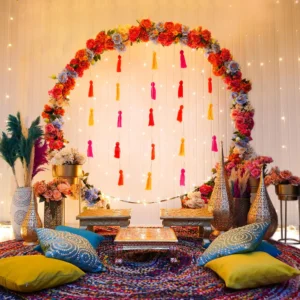 Vibrant Mehendi Decoration