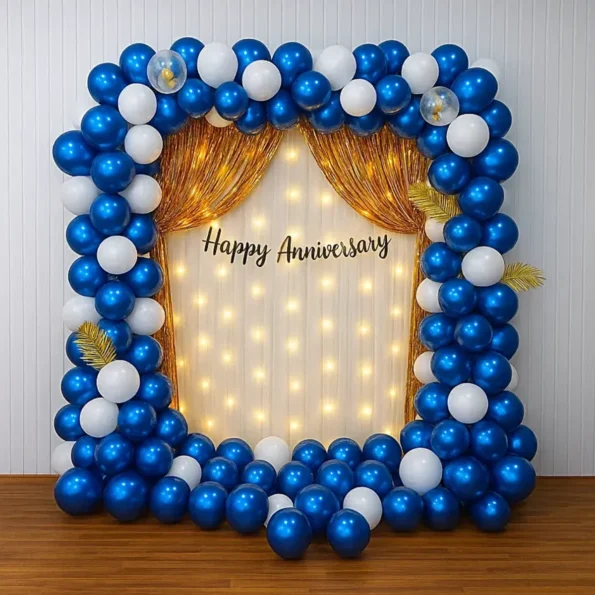 Sapphire Romance - Elegant Anniversary Setup
